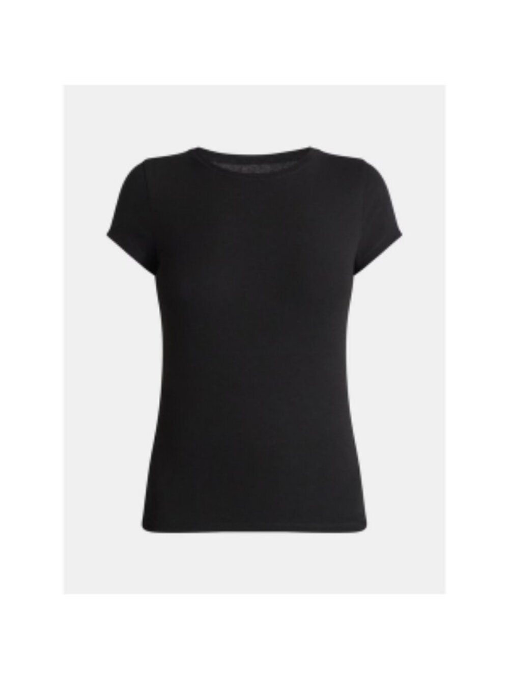 No Boundaries Crew Neck Tee with Short Sleeves, 1 or 3-Pack, Women’s